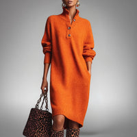 Marie | Damen Cardigan Midi aus Strick