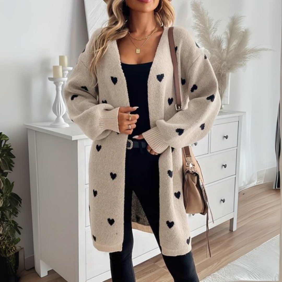 Damen Cardigan zum Überziehen Elegant