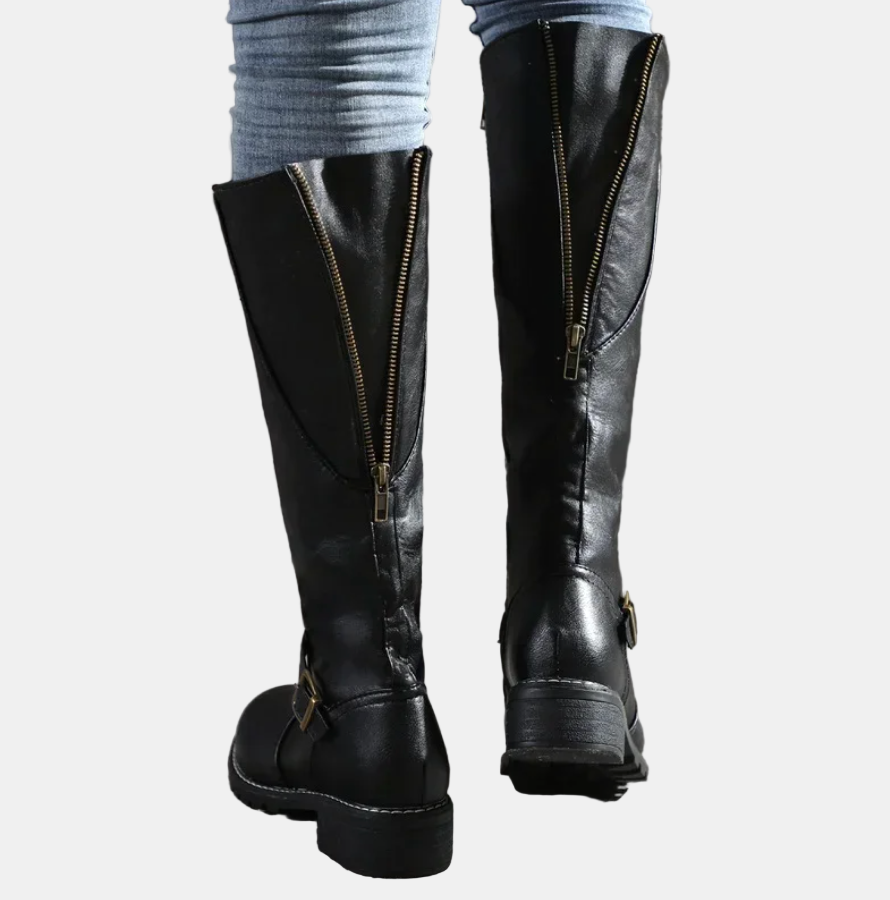 Damen Elegante Winterstiefel im Klassischen Stil in Braun 6