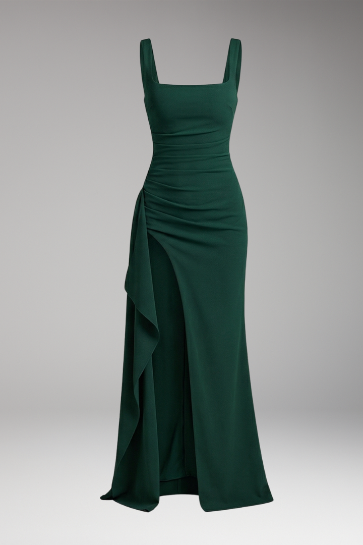 Damen Elegantes Abendkleid Lang Figurbetont (2)
