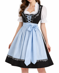 Mia | Damen Elegantes Dirndl mit Bluse zum Oktoberfest