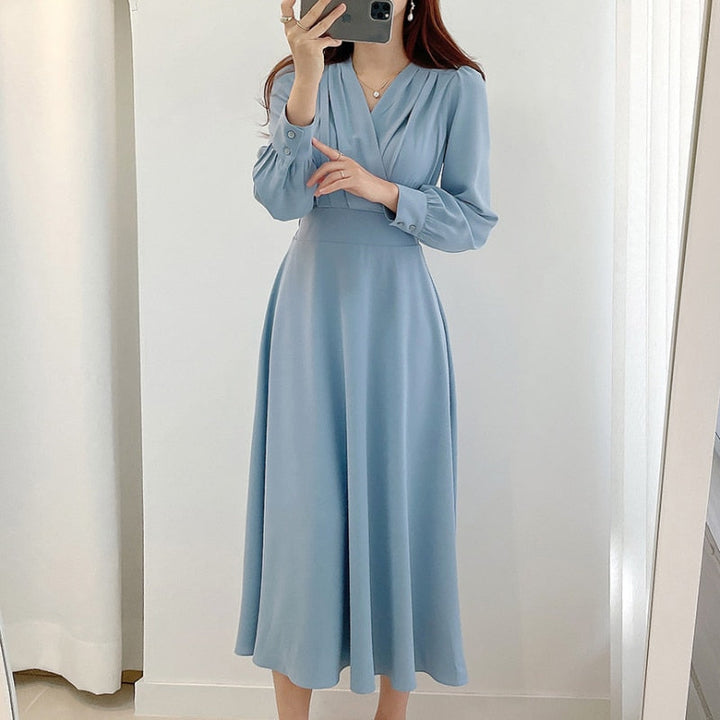 Damen Festliche Kleider A-Linie Midi (7)