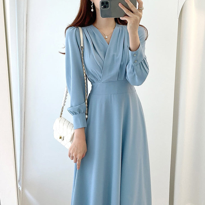 Damen Festliche Kleider A-Linie Midi (9)