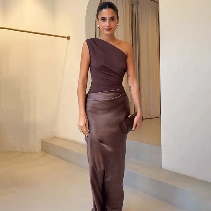 Damen festliches langes Abendkleid für Hochzeiten (9)