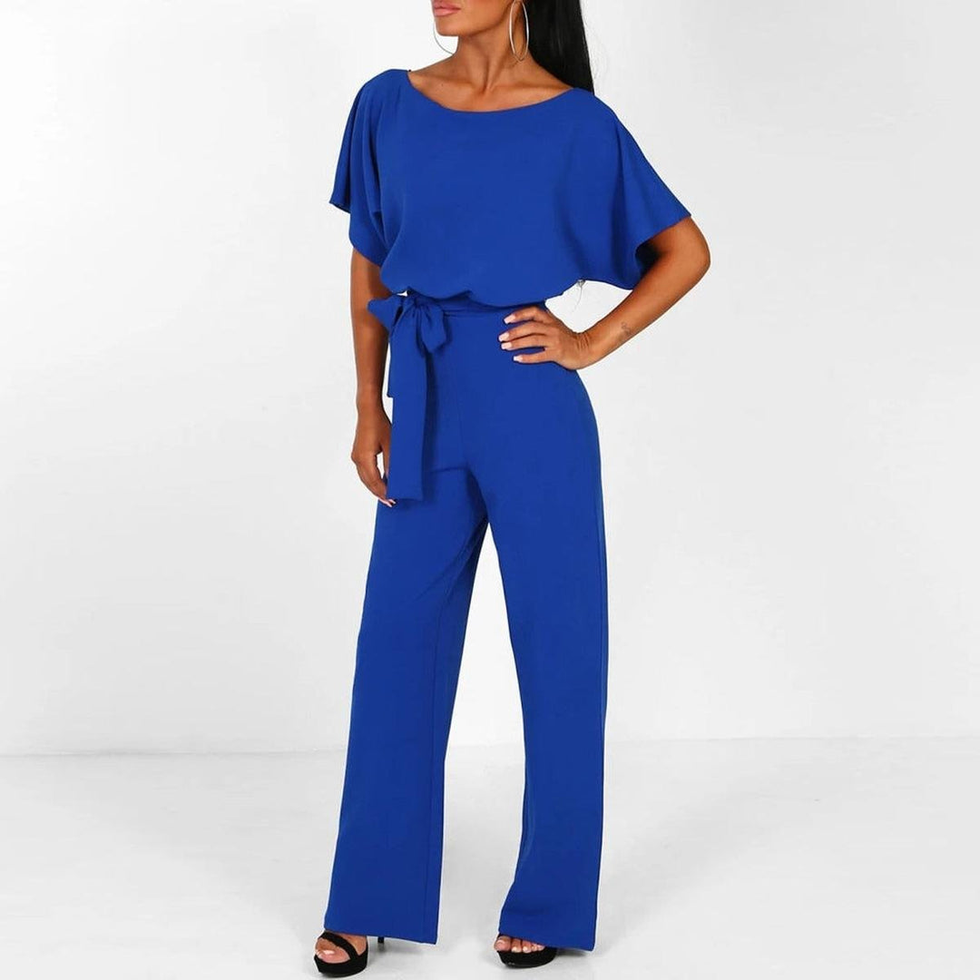 Damen Jumpsuit für Freizeit im Casual-Stil in Blau