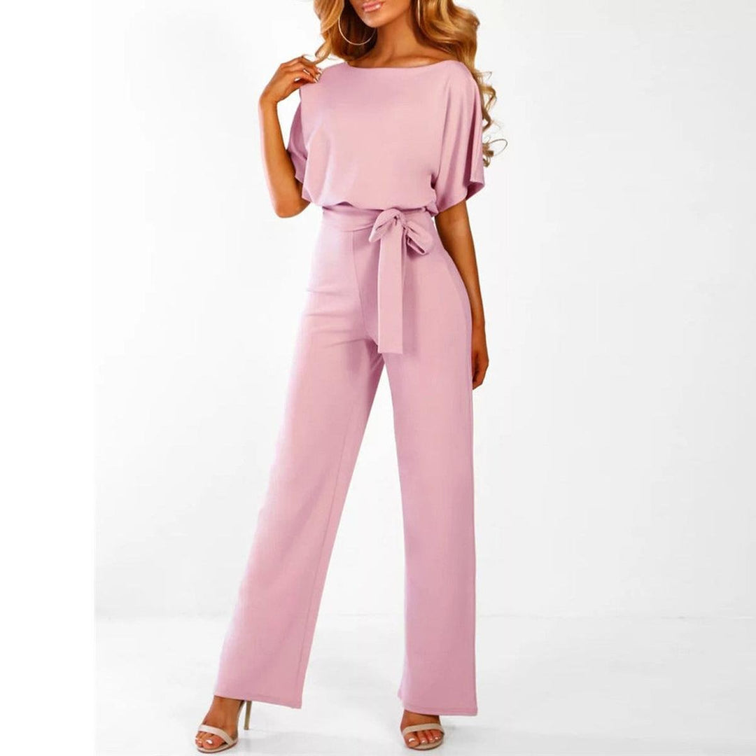 Damen Jumpsuit für Freizeit im Casual-Stil in Rosa