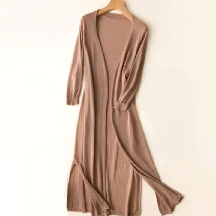 Damen Lange Pullover mit Seitenschlitzen (8)