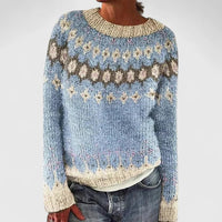 Helena | Damen Norweger Pullover im klassischen Stil