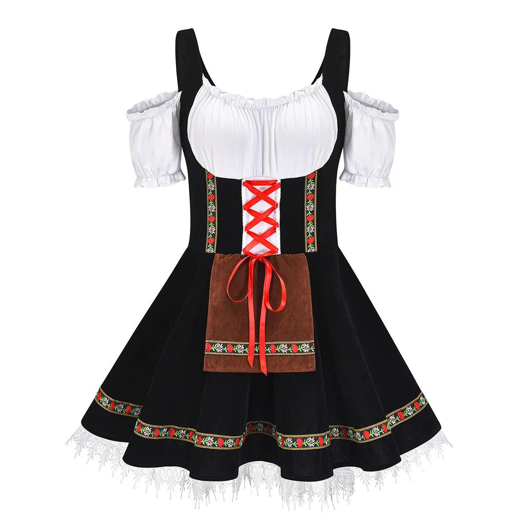 Damen Oktoberfest Kleid im eleganten Trachten-Stil