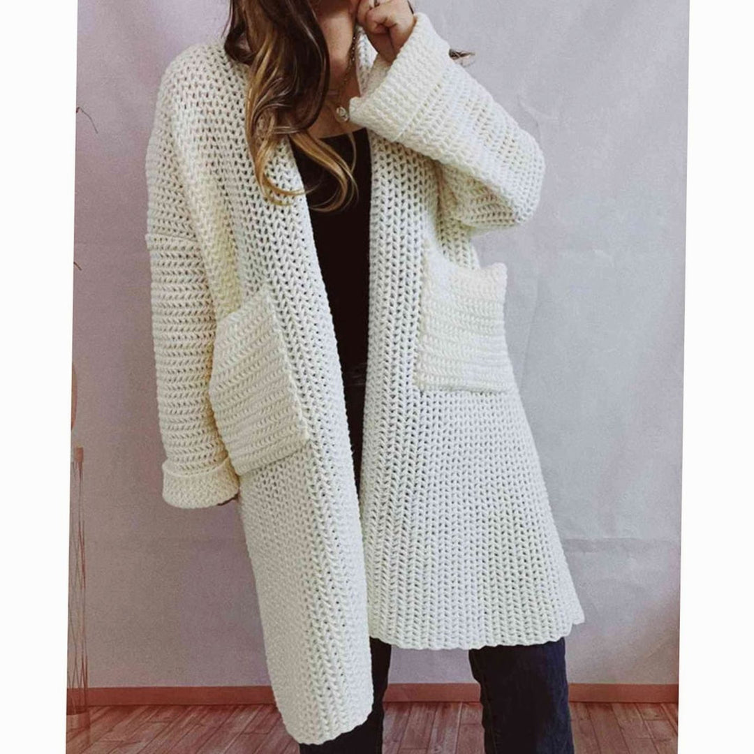 Damen Pullover Chunky Knit Oversized Herbst (14)