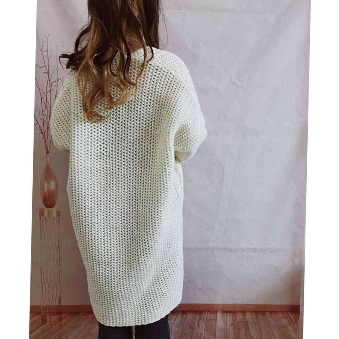 Damen Pullover Chunky Knit Oversized Herbst (15)