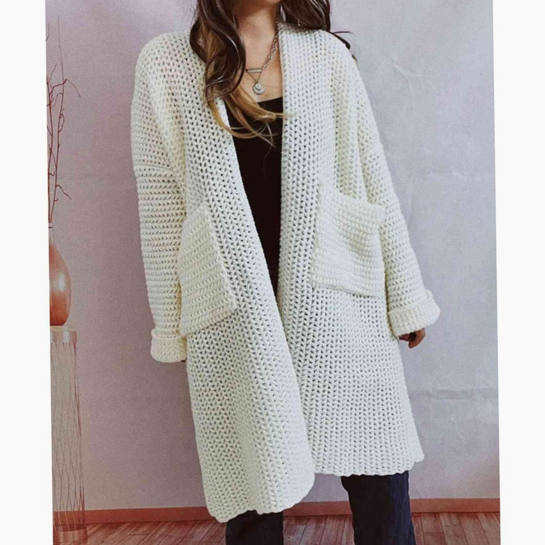 Damen Pullover Chunky Knit Oversized Herbst (16)