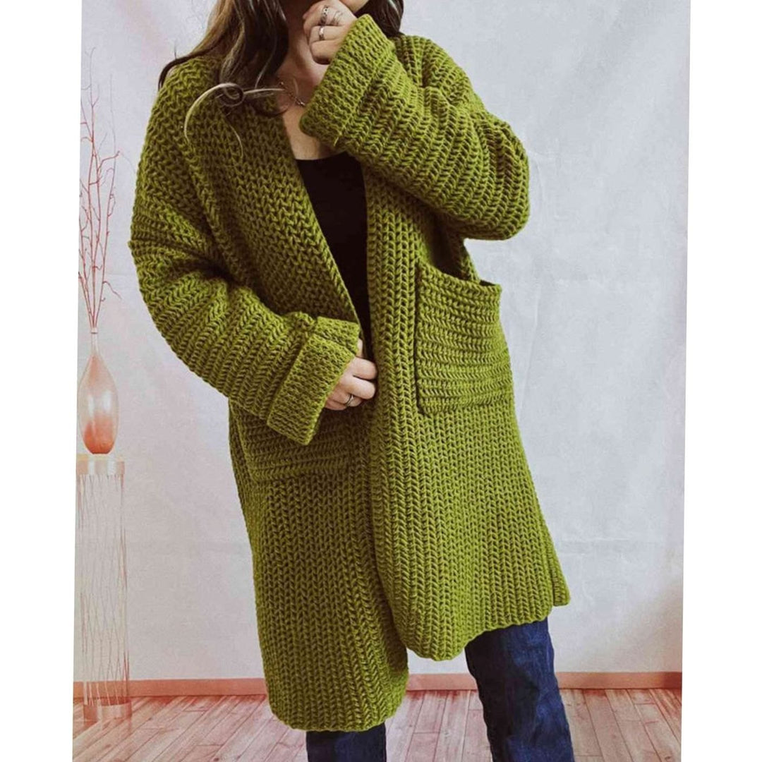 Damen Pullover Chunky Knit Oversized Herbst (6)