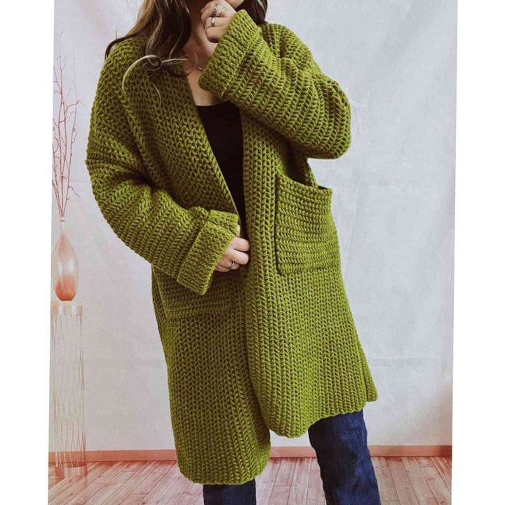Damen Pullover Chunky Knit Oversized Herbst (6)