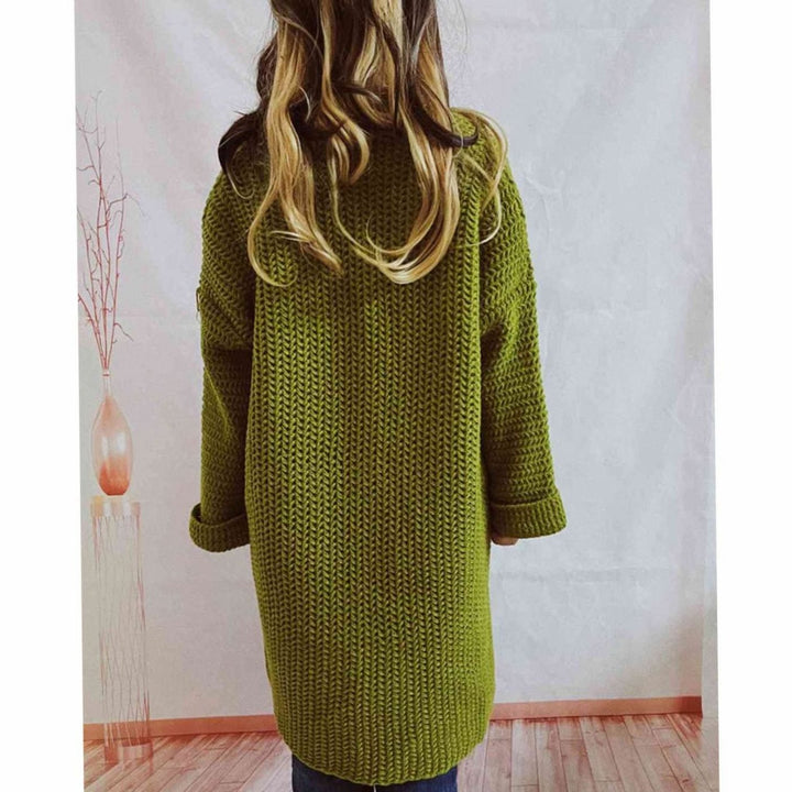 Damen Pullover Chunky Knit Oversized Herbst (8)