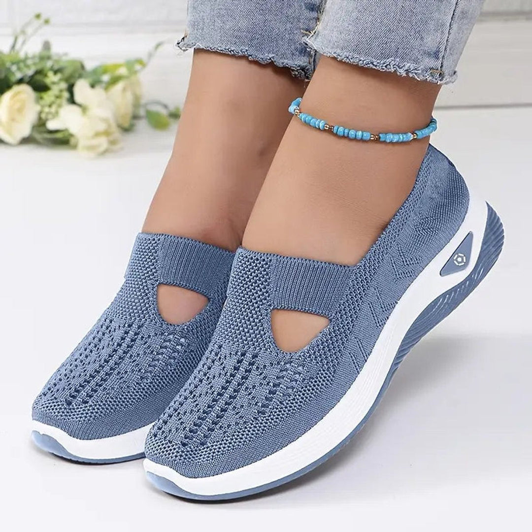 Damen Pullover Komfort Slip-On Schuh in Blau