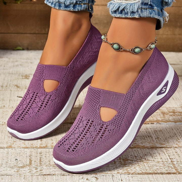Damen Pullover Komfort Slip-On Schuh in Lila