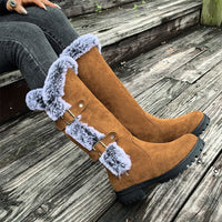 Lena | Damen Stiefel mit Plüschfutter im Herbst
