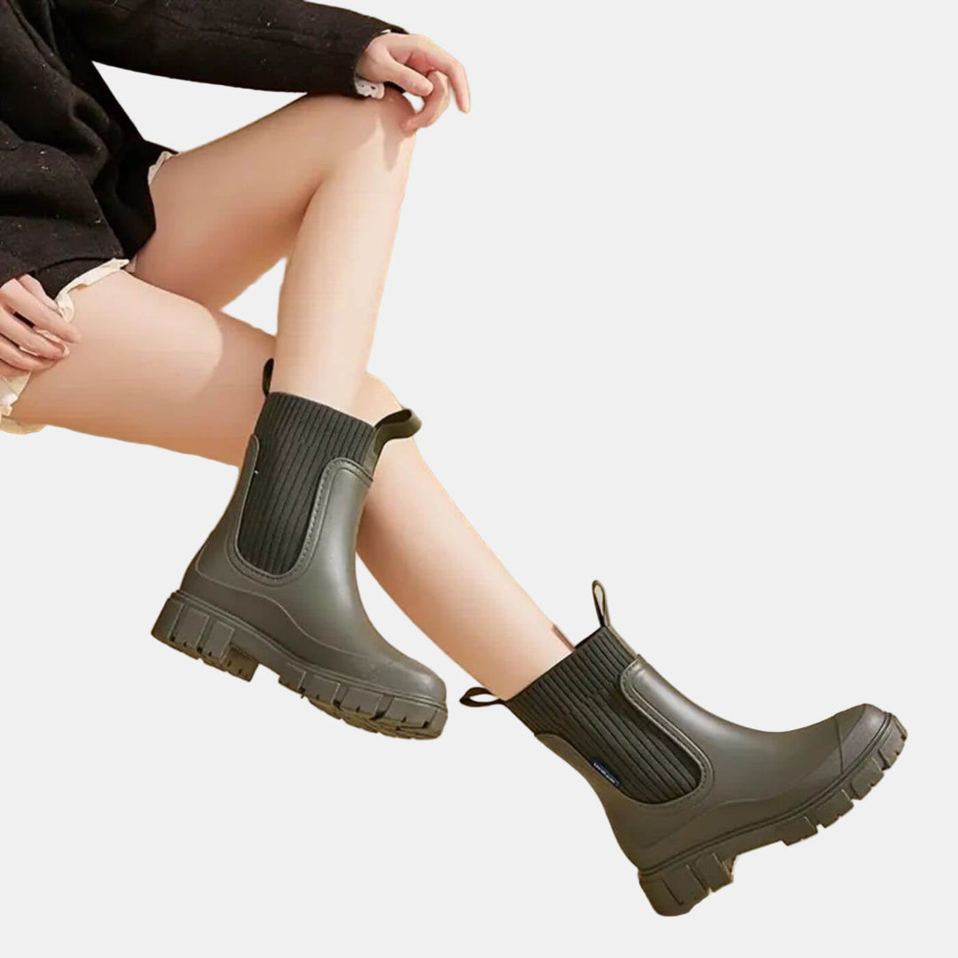 Damen Stiefel wasserdicht elegant für Herbst (5)