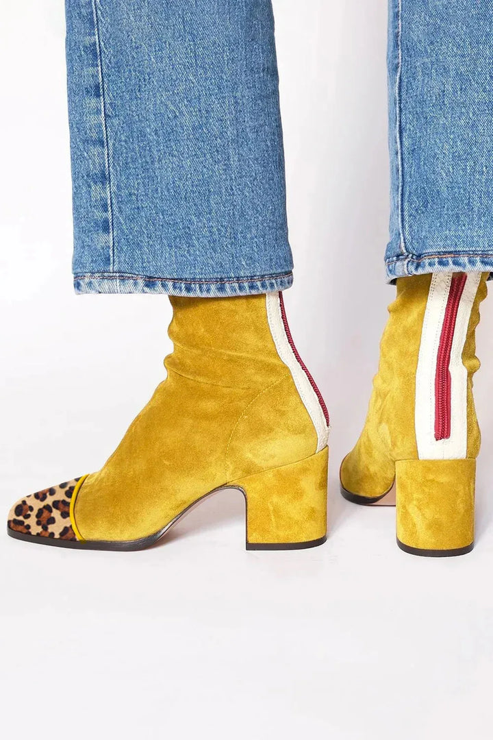 Damen Stiefeletten elegant für Büro und Freizeit (9)