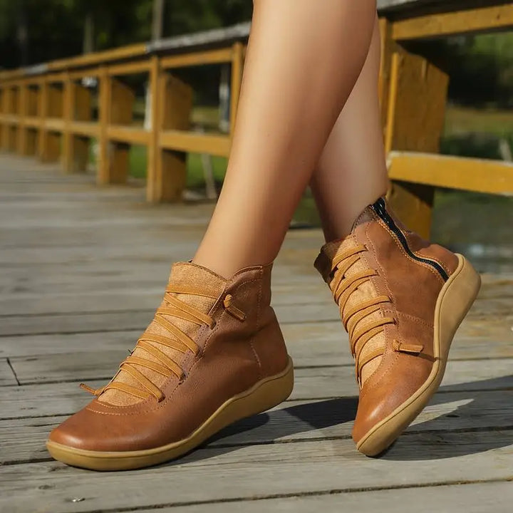Damen Stiefeletten mit flexibler Komfortsohle für Herbst (8)