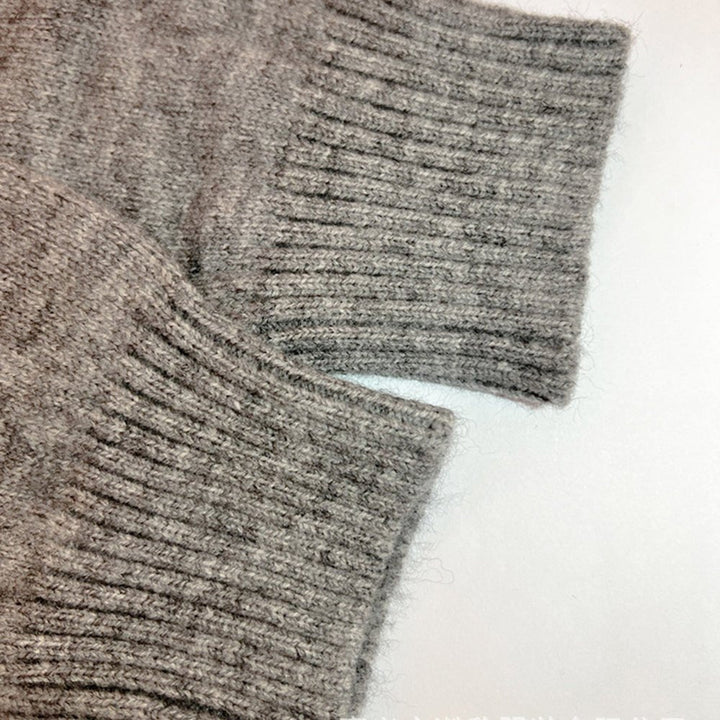 Damen Strickjacke mit Kapuze für Herbsttage (6)