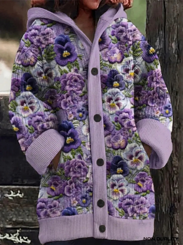 Damen Strickjacke mit Katzenmuster in Entwurf 5