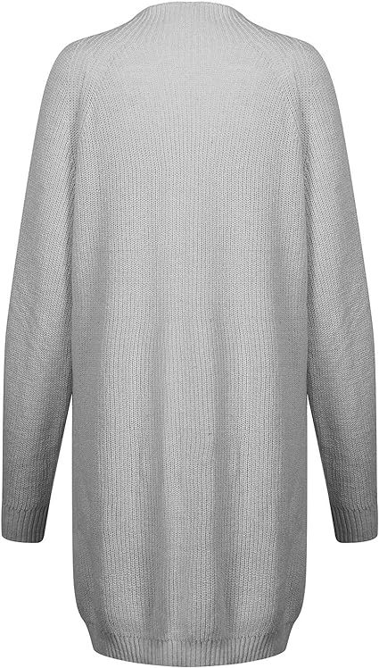Damen Strickjacke-Stil Minikleid für Herbst (13)