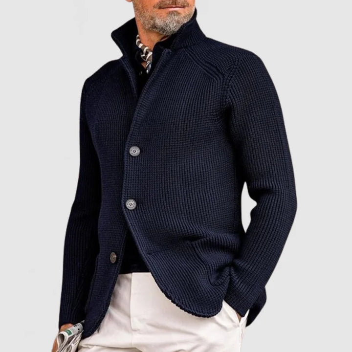 Damen Strickjacke Vielseitig und Elegant in Marineblau