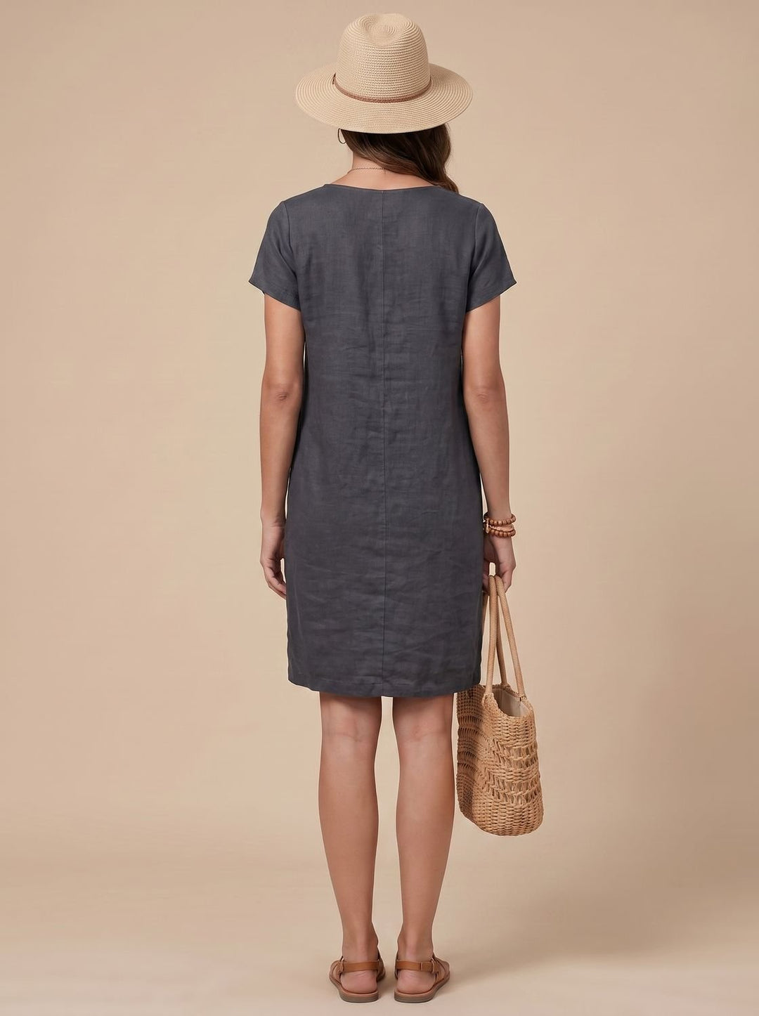 Damen Strickkleid für Sommer in Mini (2)