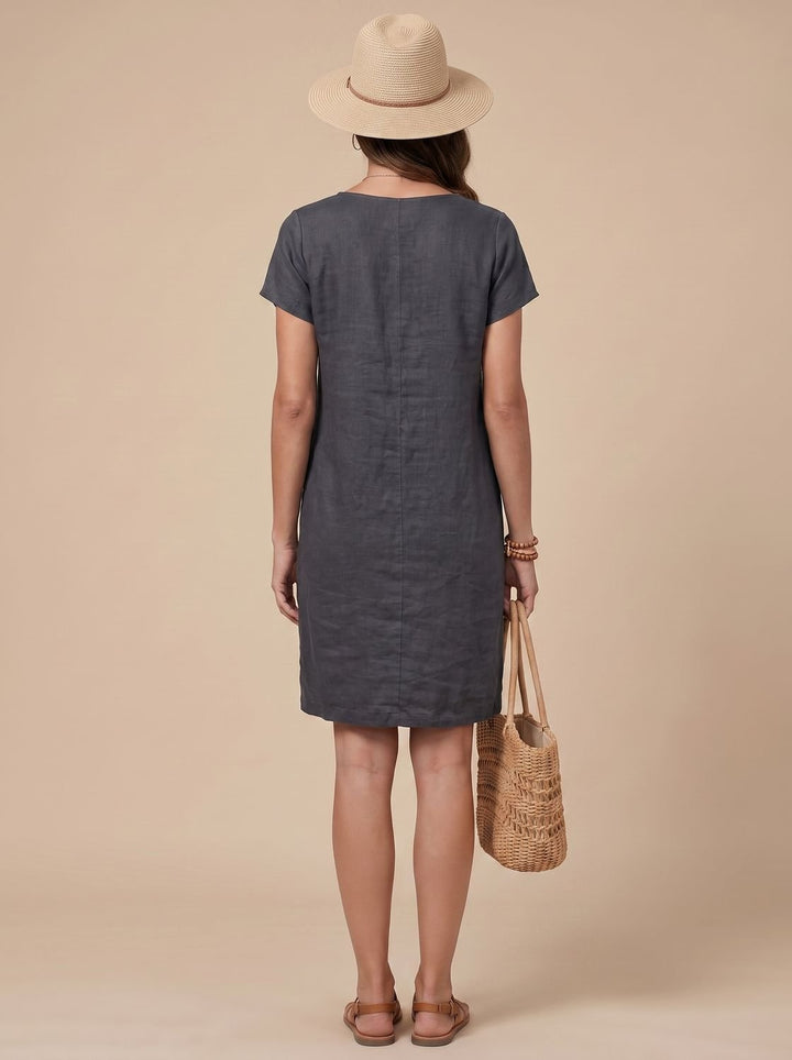 Damen Strickkleid für Sommer in Mini (2)