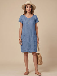 Marie | Damen Strickkleid für Sommer in Mini