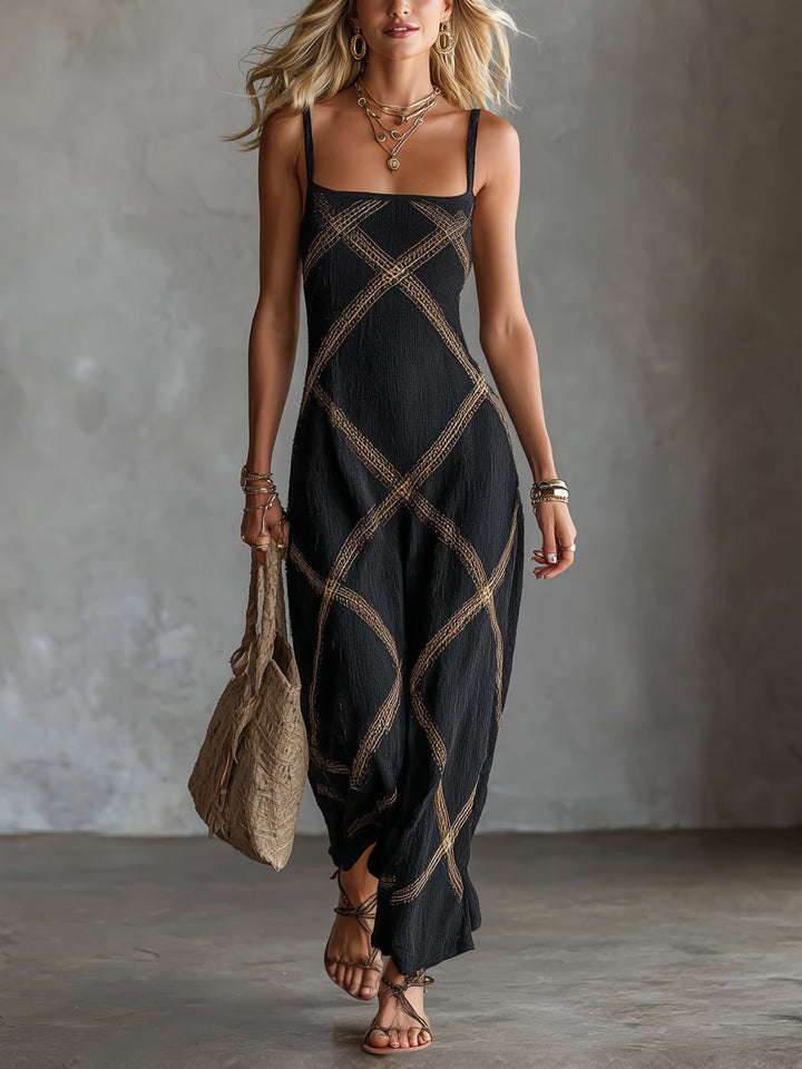 Damen Strickkleid im Boho-Stil für den Sommer