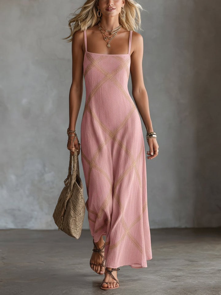 Damen Strickkleid im Boho-Stil für den Sommer (2)