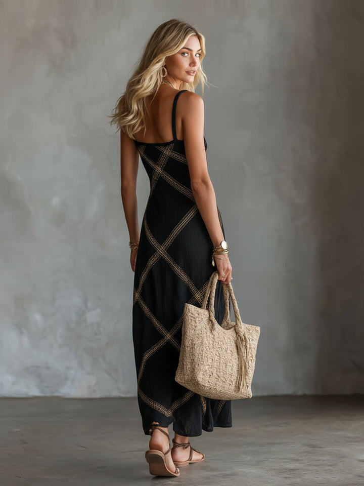 Damen Strickkleid im Boho-Stil für den Sommer (8)