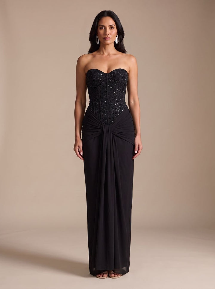 Damen Strickkleid Maxi für festliche Anlässe (10)