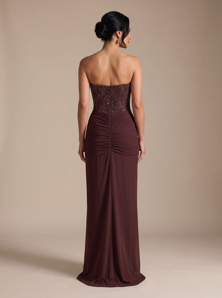 Damen Strickkleid Maxi für festliche Anlässe (15)