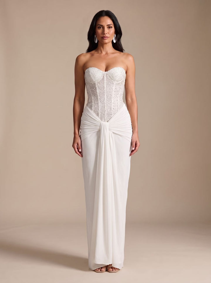 Damen Strickkleid Maxi für festliche Anlässe (2)