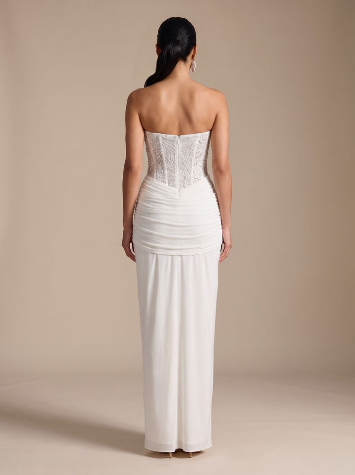 Damen Strickkleid Maxi für festliche Anlässe (3)