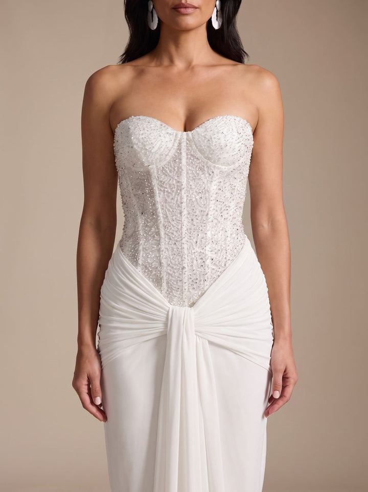 Damen Strickkleid Maxi für festliche Anlässe (4)