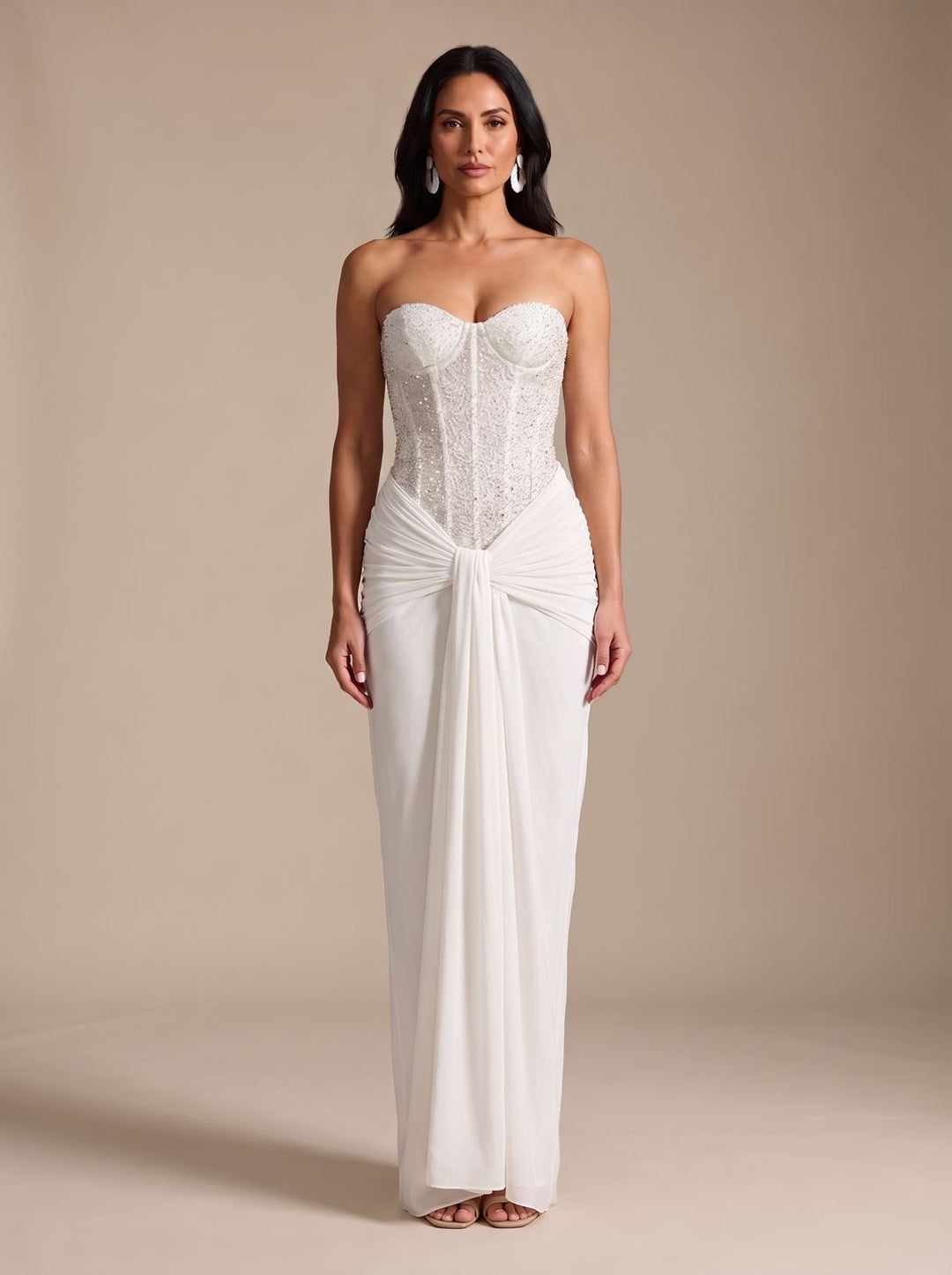Damen Strickkleid Maxi für festliche Anlässe (7)