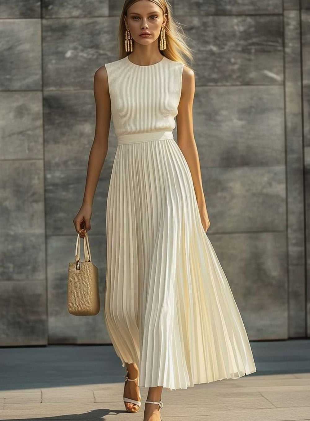 Damen Strickkleid Maxi für Hochzeiten (2)