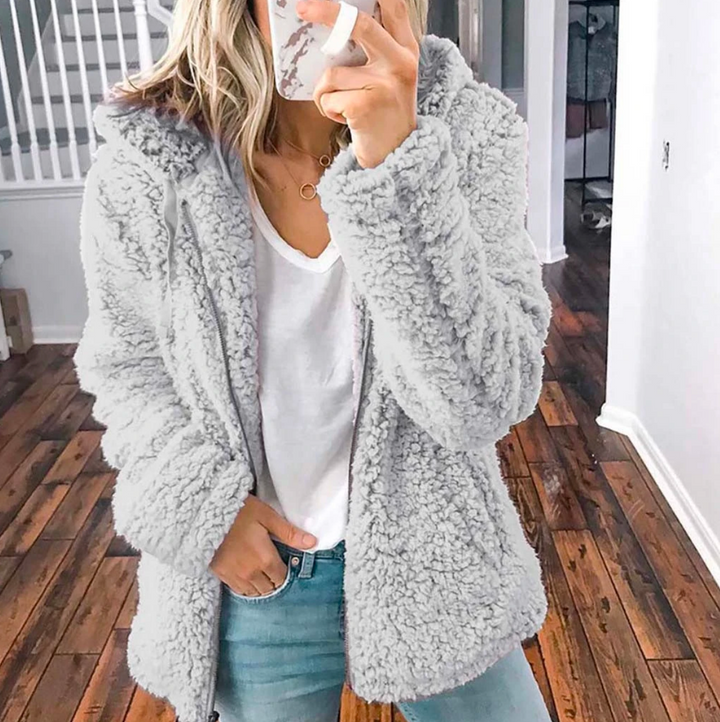 Damen Teddy-Weste Oversized zum Überziehen (7)