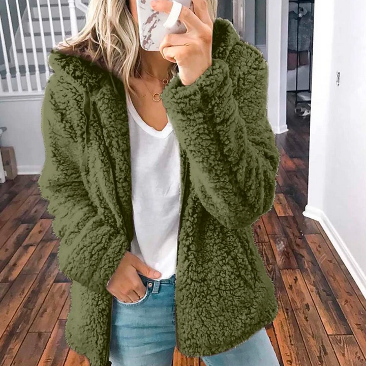 Damen Teddy-Weste Oversized zum Überziehen (8)