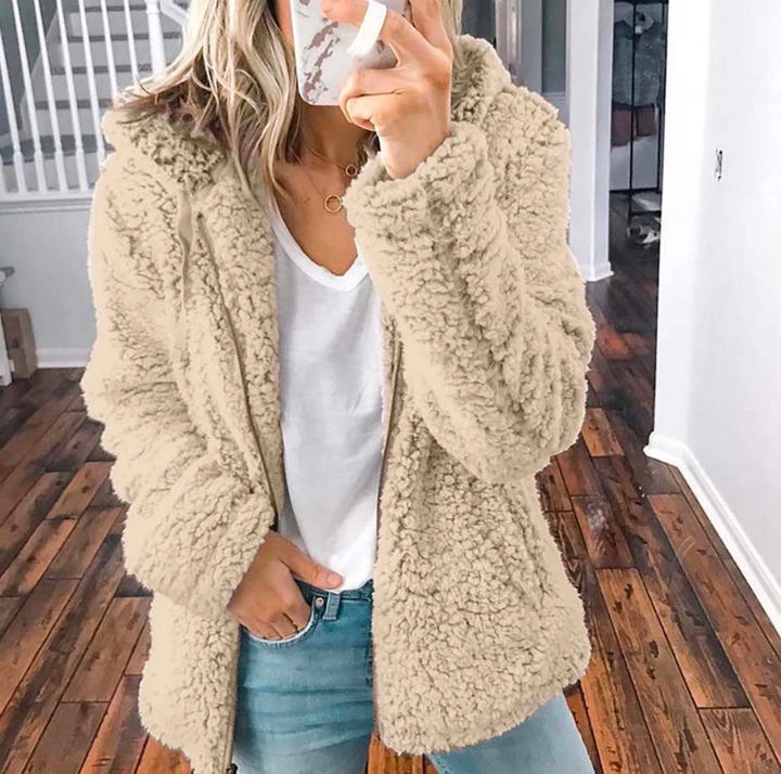 Damen Teddy-Weste Oversized zum Überziehen (9)