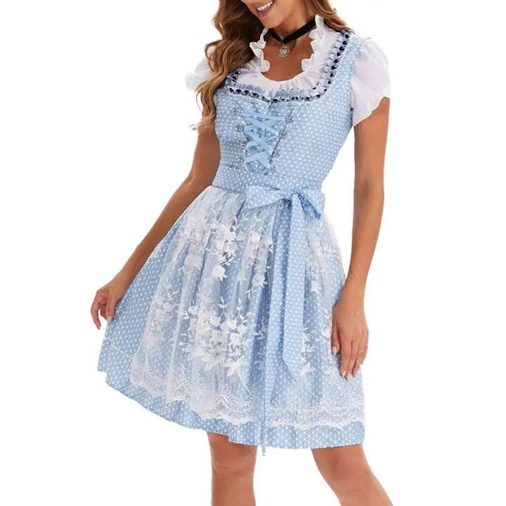 Damen Trachten-Dirndl für das Oktoberfest in 753870 Blue