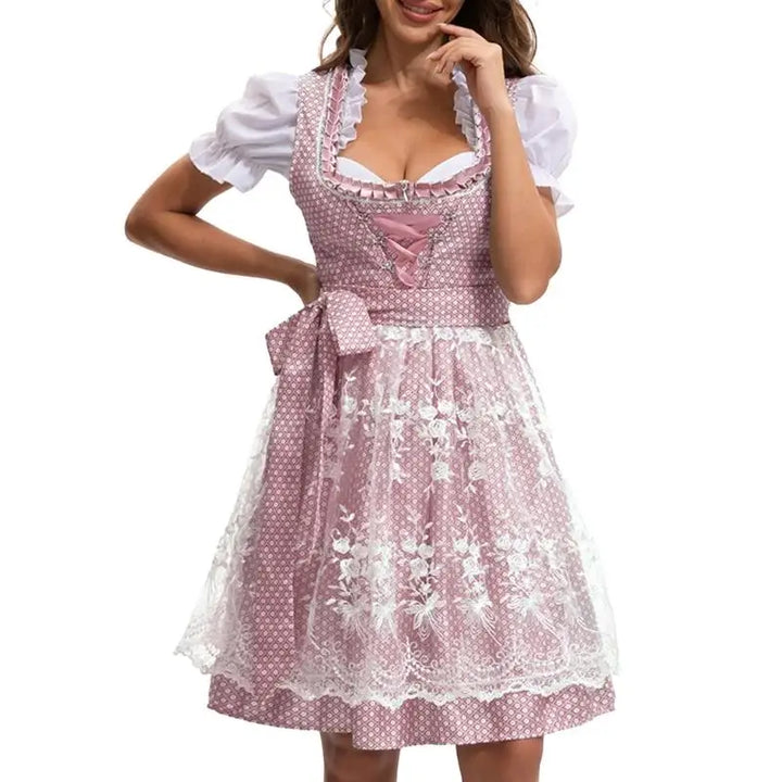 Damen Trachten-Dirndl für das Oktoberfest in 753870 pink