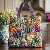 Emilia | Damen Tragetasche mit künstlerischem Blumenmotiv