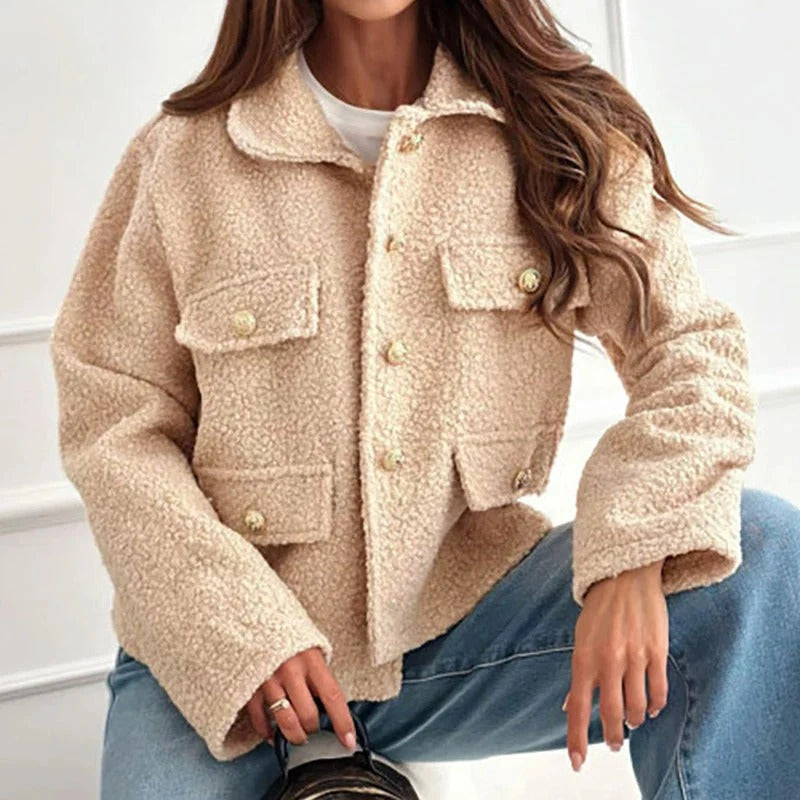 Damen Winterjacke im modernen Kurzschnitt (2)