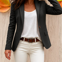 Elisa | Damen Wintermantel Blazer Elegant Tailliert